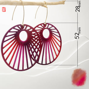 Boucles d'Oreilles Colorées 🎨| JAPON | Sun Rise